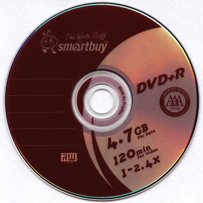 Компакт-диск DVD+R 2.4x SmartBuy